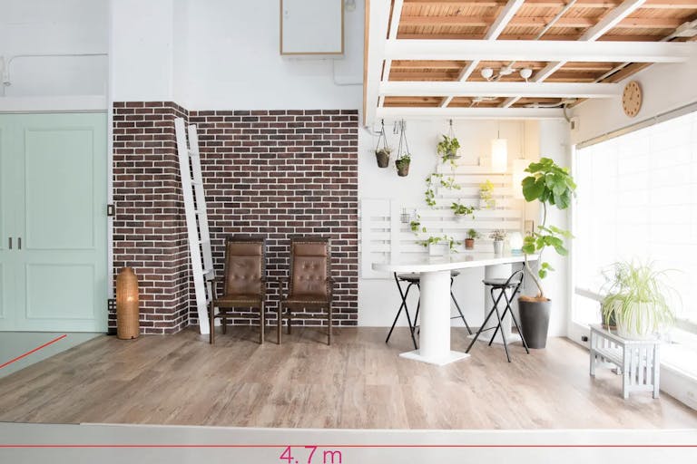 【谷町六丁目駅9分】ファッション系の展示会や撮影会等に適したアイランドキッチンのある広いレンタルスペースの画像6