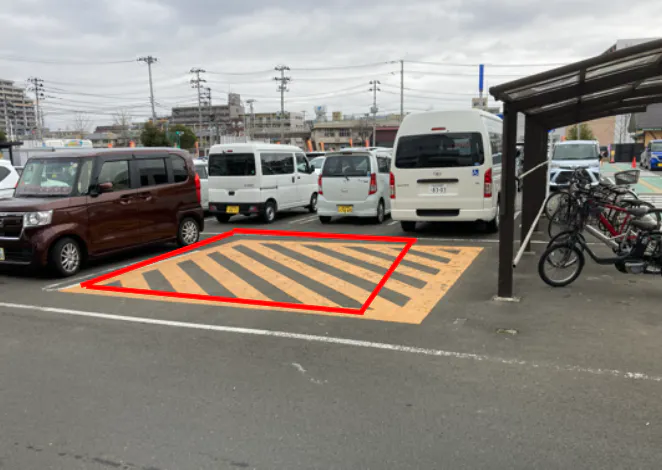 【ダイシン幸町店】駐車場　キッチンカーの出店やテント形式のイベント実施に最適な屋外の催事イベントスペース