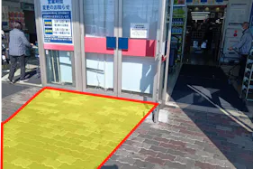 【メガセンタートライアル筑西店】【ⒶⒷセット】販促プロモーションに最適な Ⓐ 屋外正面+Ⓑ屋内レジアウトのセットプラン【買取はご利用頂けません】