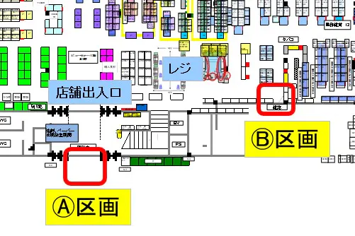 【メガセンタートライアル筑西店】【ⒶⒷセット】販促プロモーションに最適な Ⓐ 屋外正面+Ⓑ屋内レジアウトのセットプラン【買取はご利用頂けません】