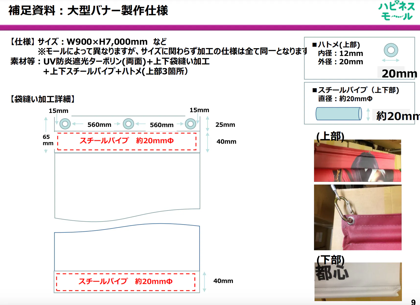 【イオンモールいわき小名浜】モール内広告 大型バナー