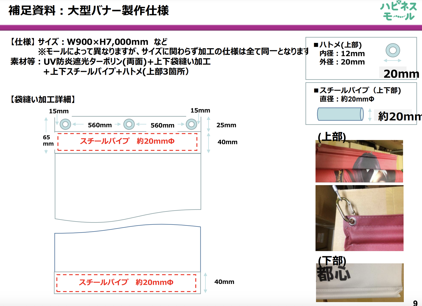 【イオンモールいわき小名浜】モール内広告 大型バナー