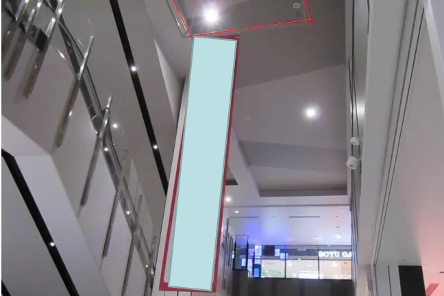 【イオンモールいわき小名浜】モール内広告 大型バナー