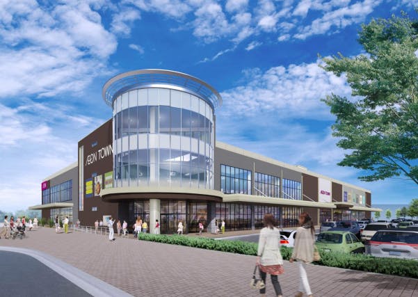 【イオンタウン吉川美南】キッチンカー等の食物販イベントに最適な地域密着型のショッピングモール館内出入口近くの屋外イベントスペース(西駅前広場屋外)