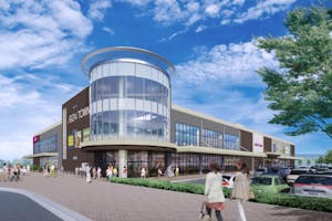 【イオンタウン吉川美南】キッチンカー等の食物販イベントに最適な地域密着型のショッピングモール館内出入口近くの屋外イベントスペース(西駅前広場屋外)