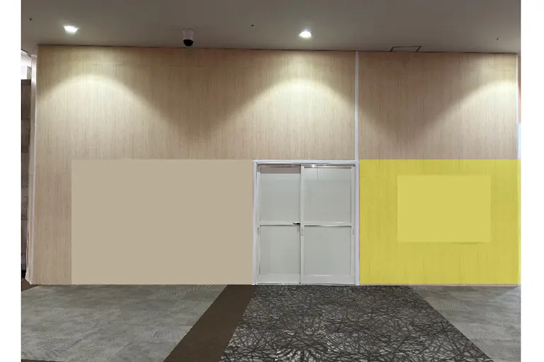【イオンモール新小松】モール内広告 仮囲い壁(2F)の画像1