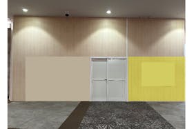 【イオンモール新小松】モール内広告 仮囲い壁(2F)