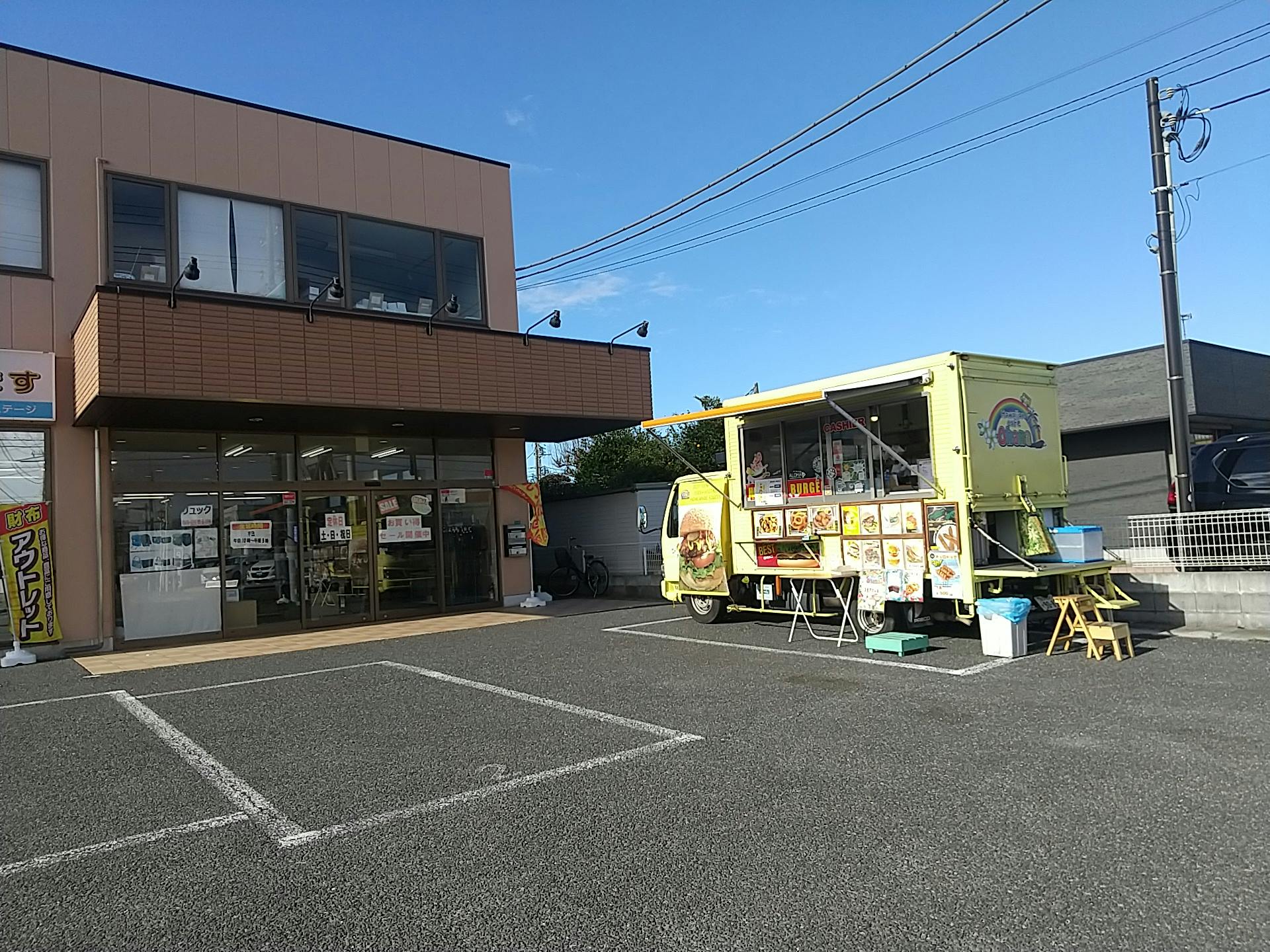 【船橋市】キッチンカーの出店に最適な県道57号線に面する駐車場スペース