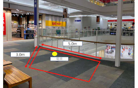 【イオンモール高松*】メイル＆コー前ブリッジの画像