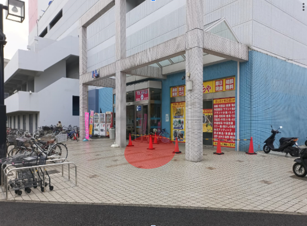 【イオン金沢シーサイド】キッチンカーや食物販イベント等に適した入り口近くの屋外スペース1