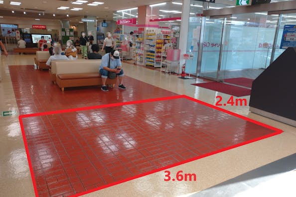 【松竹大船ショッピングセンター】小規模のポップアップストアや催事に適した2Fエントランス-2(小サイズ)のイベントスペース