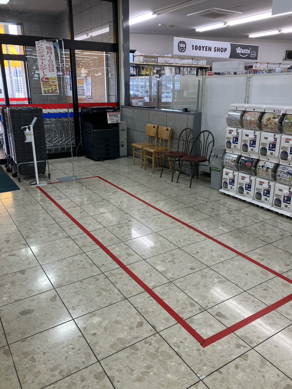 【ナフコ不二屋木曽川店】店内共用部のイベントスペース