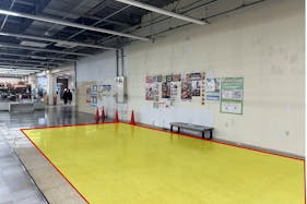 【メガセンタートライアル伏古店】販促プロモーションやポップアップストアに最適なレジアウト「Ⓓスペース」