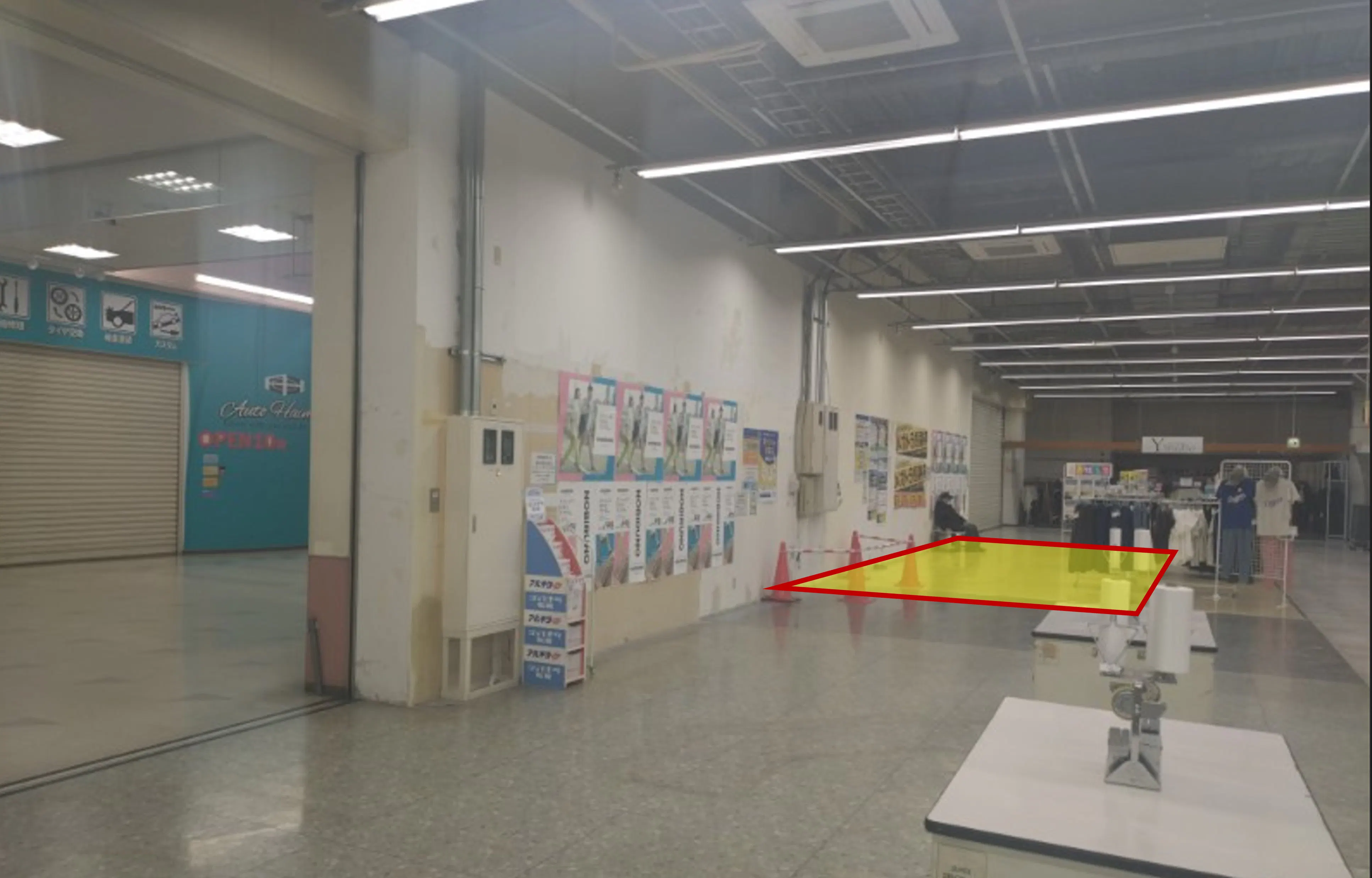 【メガセンタートライアル伏古店】販促プロモーションやポップアップストアに最適なレジアウト「Ⓓスペース」