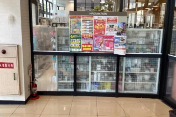 【天満屋ハピーズ卸センター店】風除室 各種プロモーション、会員獲得イベントに最適な屋内催事イベントスペース