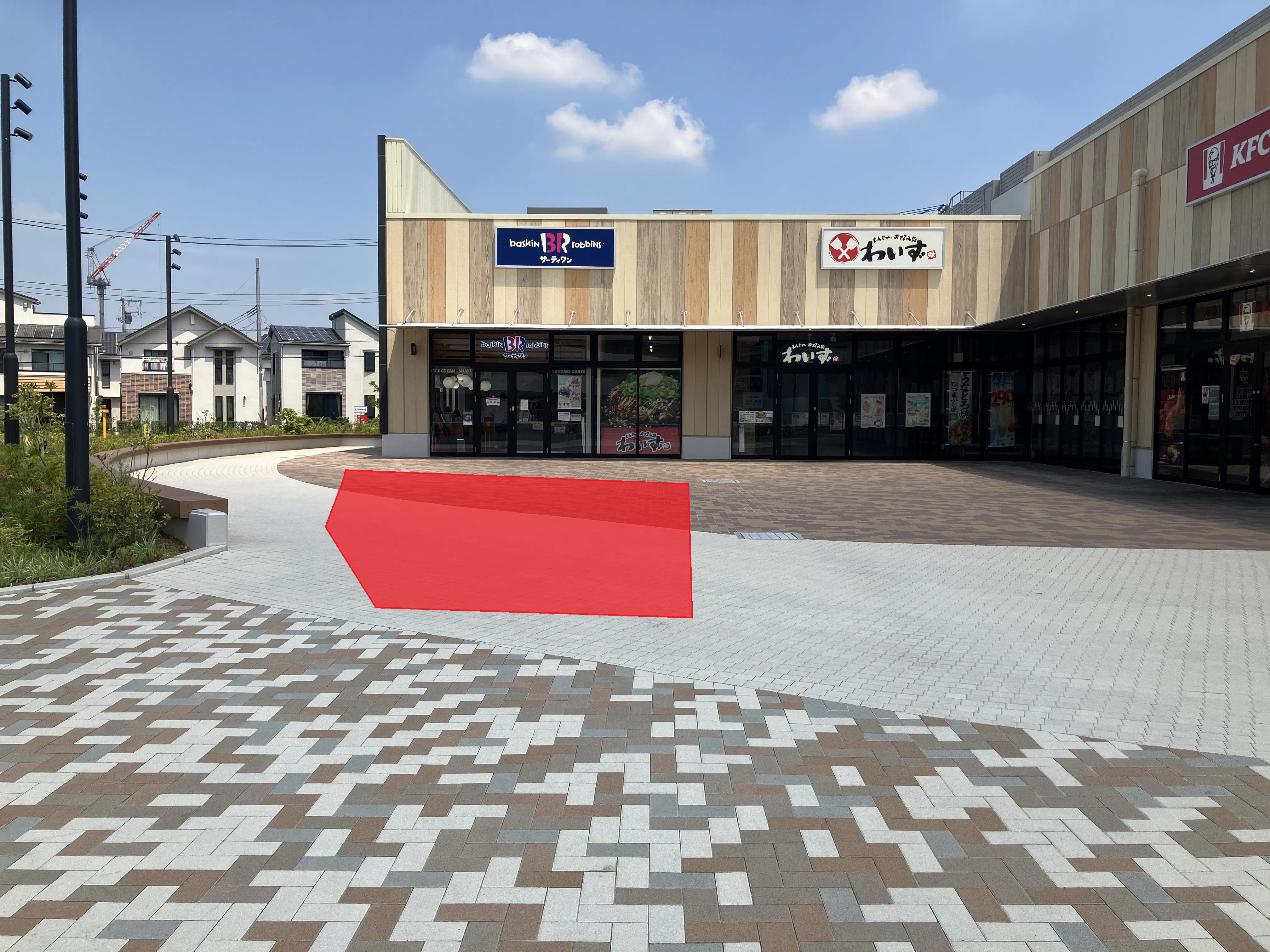 【SOCOLA所沢】1階屋外（ケンタッキー前） 販促プロモーションに最適な催事イベントスペースの画像