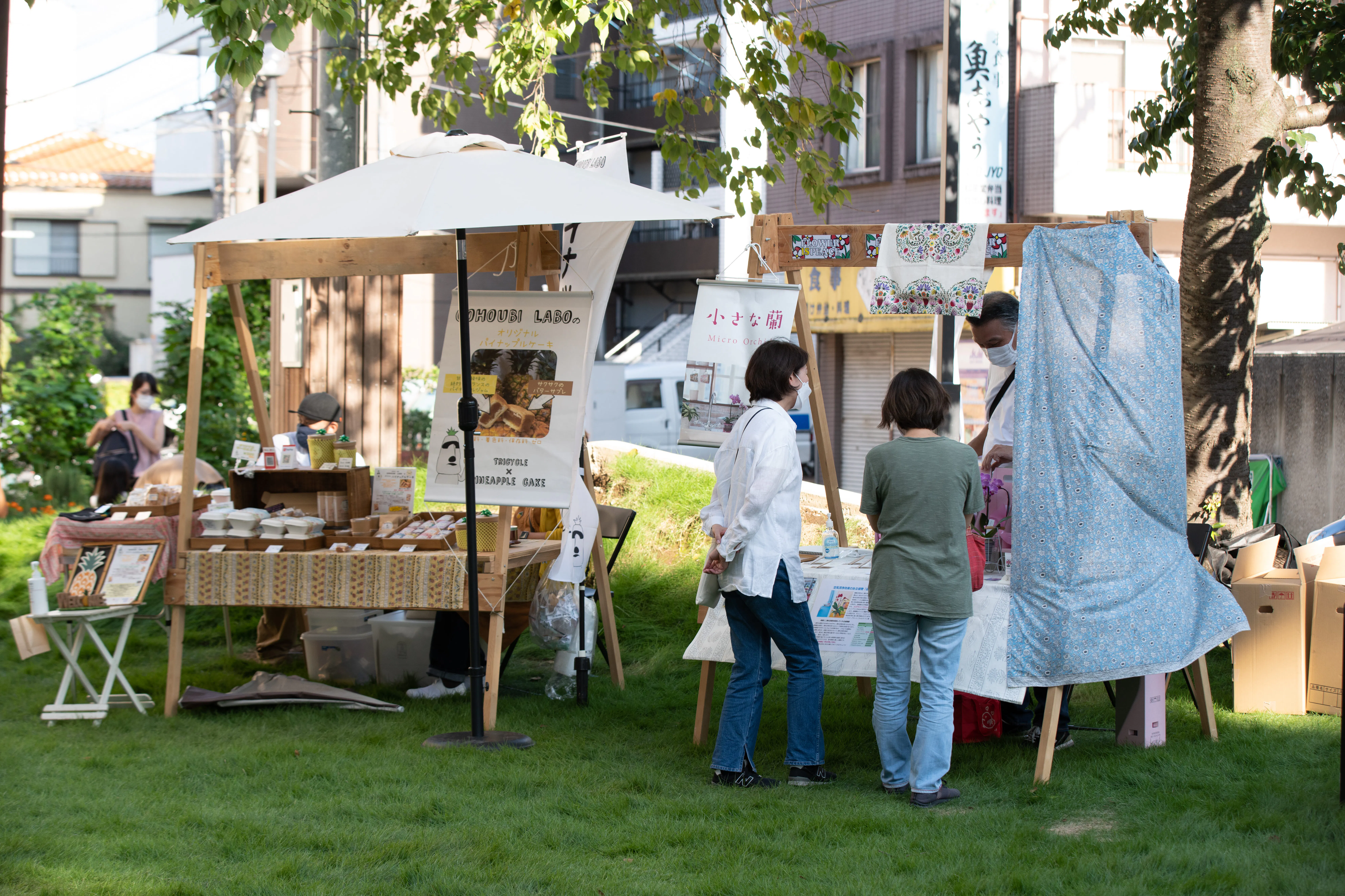 【Bibli】マルシェ等の物販や展示会に最適な複合施設内にある視認性の高い2つの屋外イベントスペース(全面/315㎡)