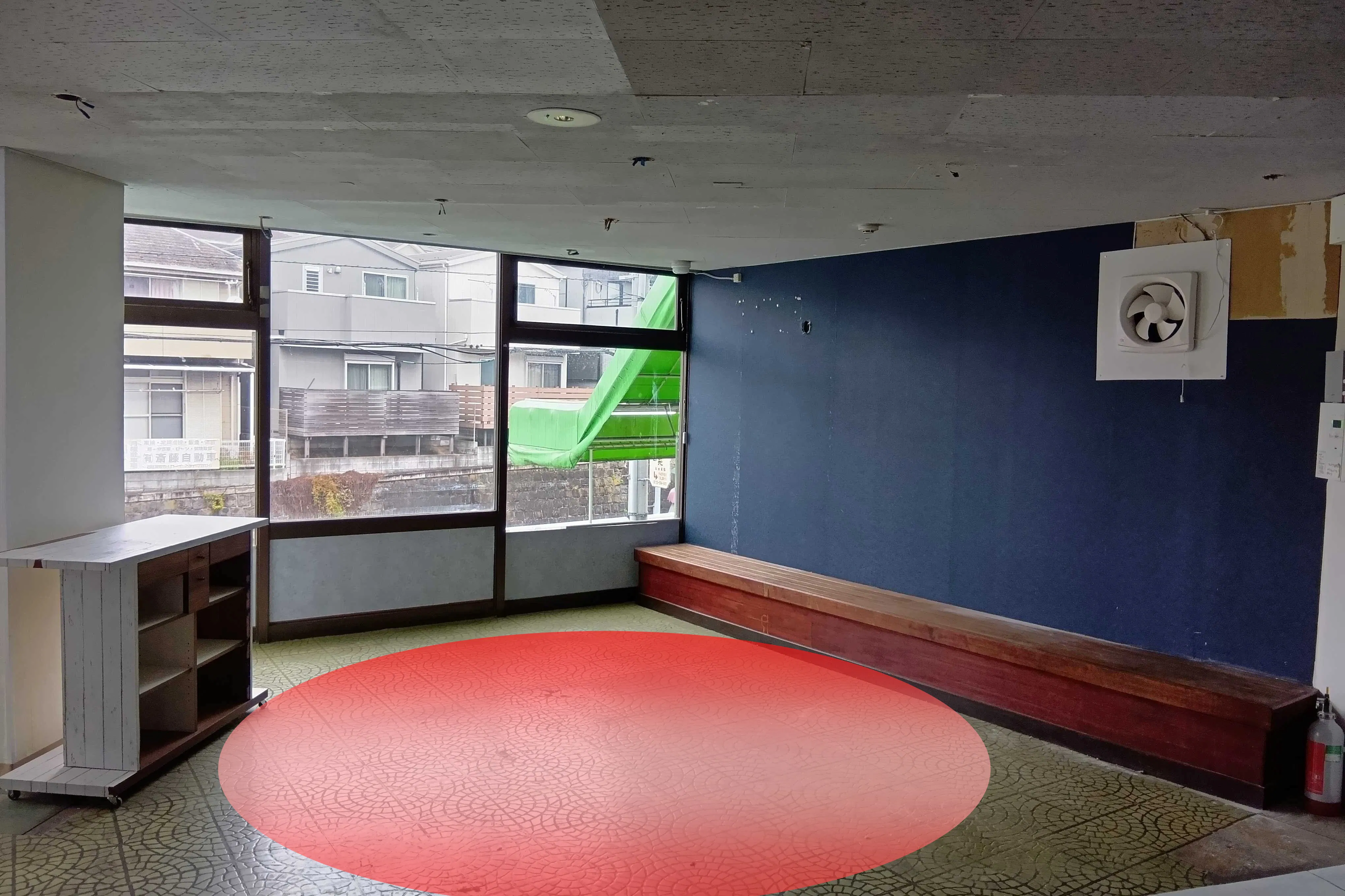 【スーパーマルヤマ三春台店】買取催事に最適な2Fイベントスペース