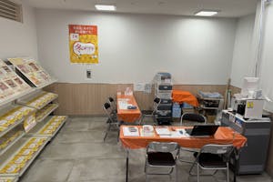 【西友 成増店】1Fエレベーター・入口横ギフト売場 プロモーション用途や物販、食物販のポップアップストアに最適なスーパー店内催事イベントスペース