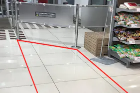 【西友 蒲生伊原店】1階入口前 プロモーション用途や物販、食物販のポップアップストアに最適なスーパー店内催事イベントスペース