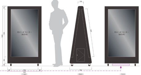 【イオンモール新瑞橋】モール内広告 A型サイネージ
