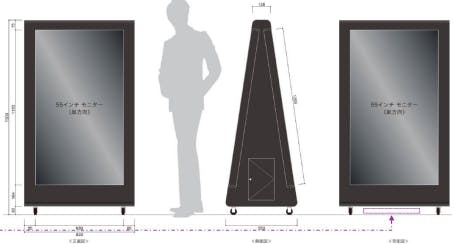 【イオンモール新瑞橋】モール内広告 A型サイネージ