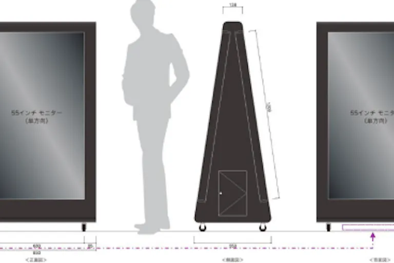 【イオンモール新瑞橋】モール内広告 A型サイネージの画像3