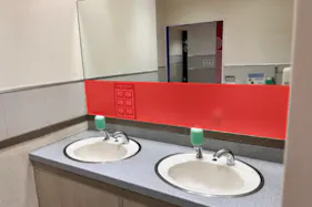 【イオンモール秋田】モール内広告 化粧室(A4サイズ)