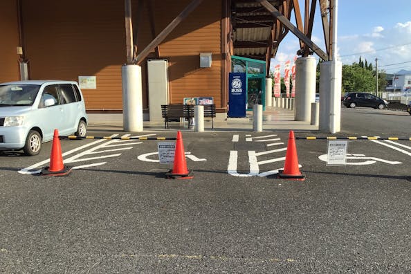 【ダイナム岡山院庄店ゆったり館】プロモーションに最適なアミューズメント施設のイベントスペース(駐輪場)