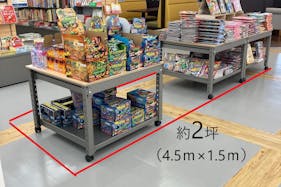 【TSUTAYA仁井田店】物販やプロモーションの実施可能なタリーズ・児童書付近スペース