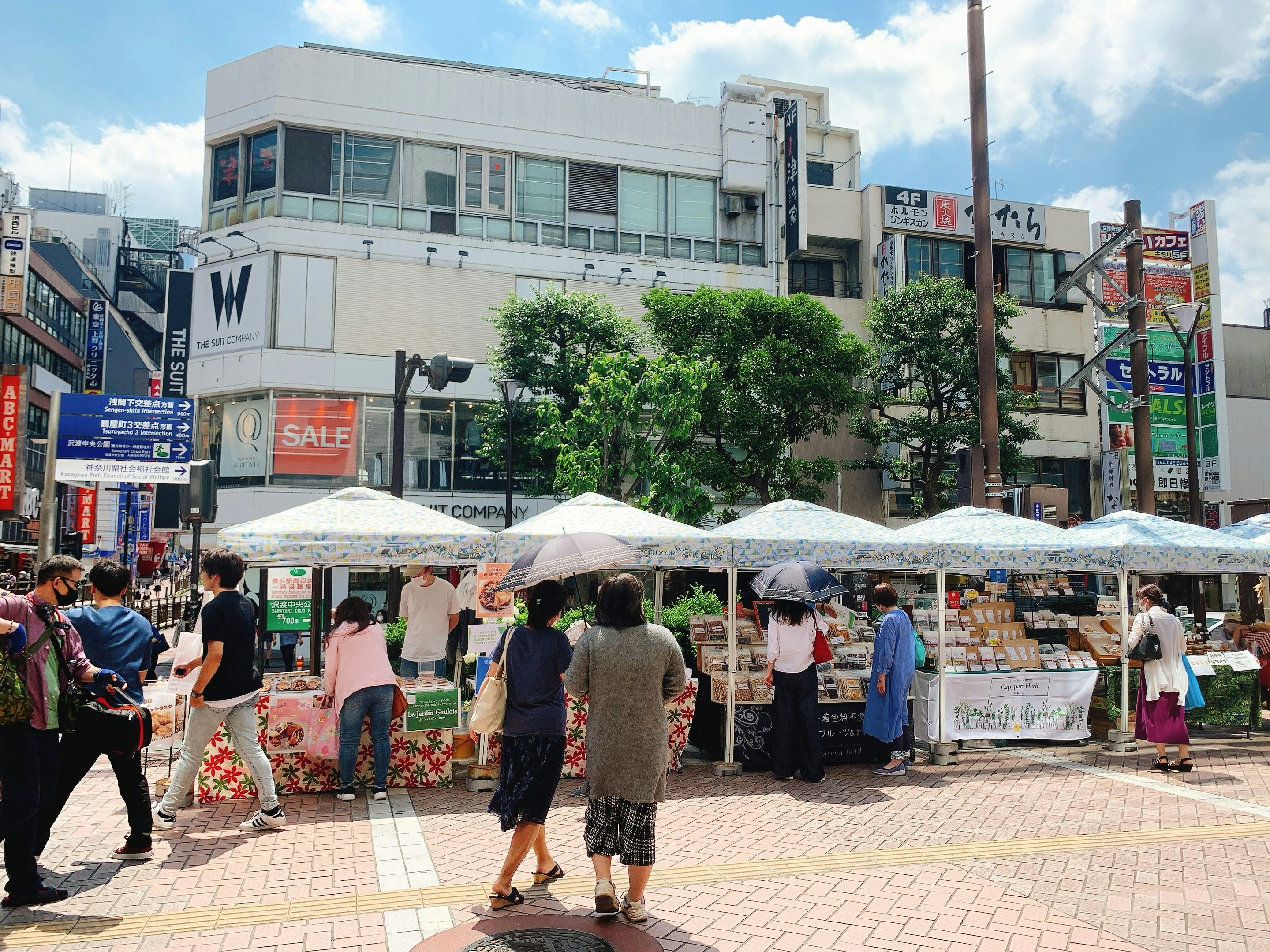 【横浜駅みなみ西口】高島屋、JOINUS前1F屋外にあるポップアップストアに最適なマルシェスペース