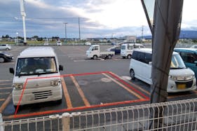 【サンデー北上江釣子店】屋外駐車場 キッチンカーの出店に最適なホームセンター内駐車場の屋外イベントスペース