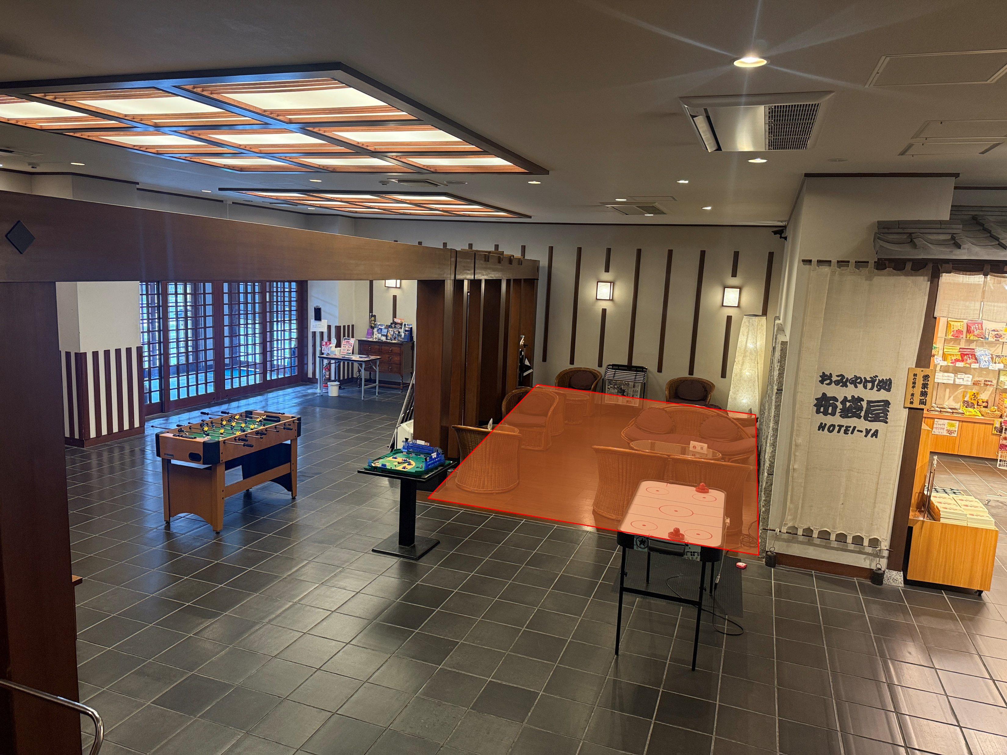 【湯河原温泉おんやど恵】各種プロモーションや物販におすすめ！江戸情緒漂う温泉旅館の1Fロビーを利用したイベントスペース