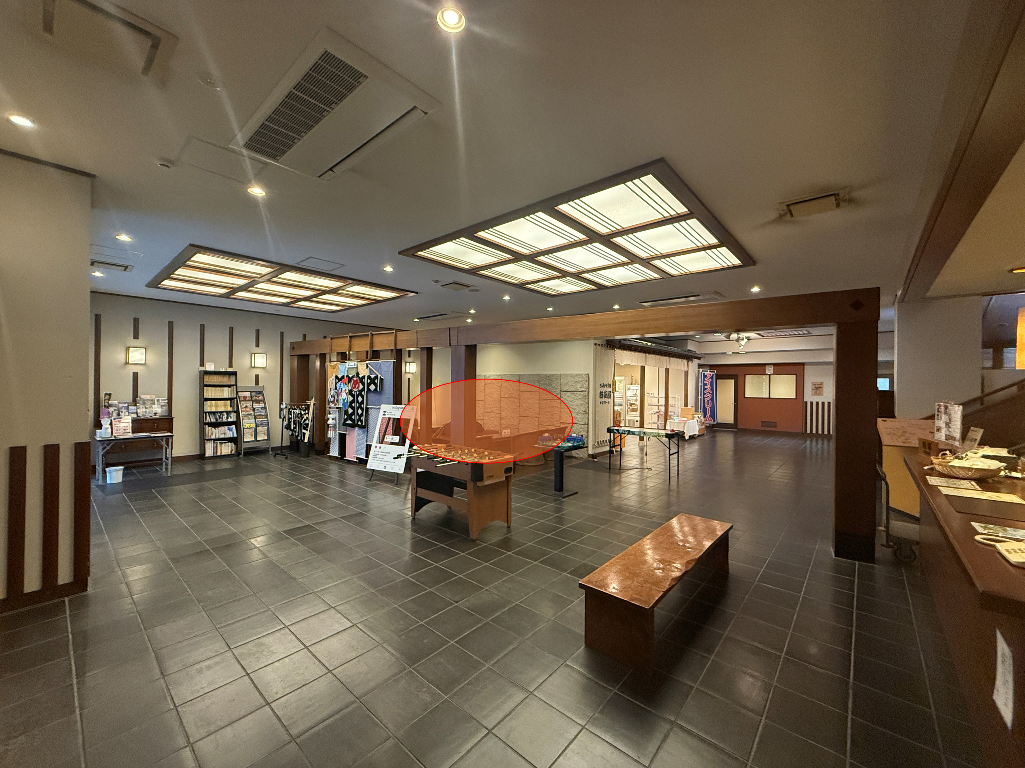 【湯河原温泉おんやど恵】各種プロモーションや物販におすすめ！江戸情緒漂う温泉旅館の1Fロビーを利用したイベントスペース