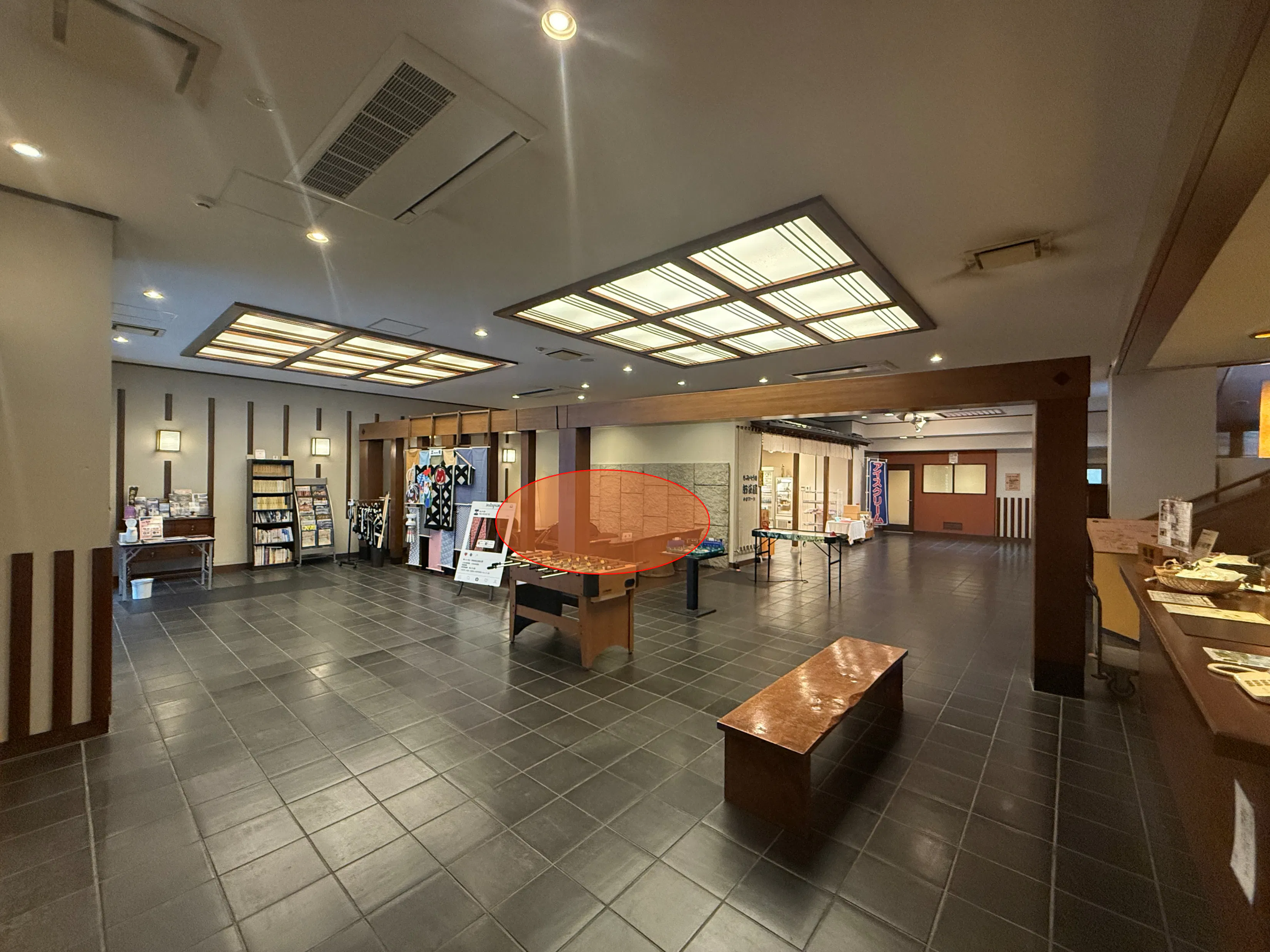 【湯河原温泉おんやど恵】各種プロモーションや物販におすすめ！江戸情緒漂う温泉旅館の1Fロビーを利用したイベントスペース