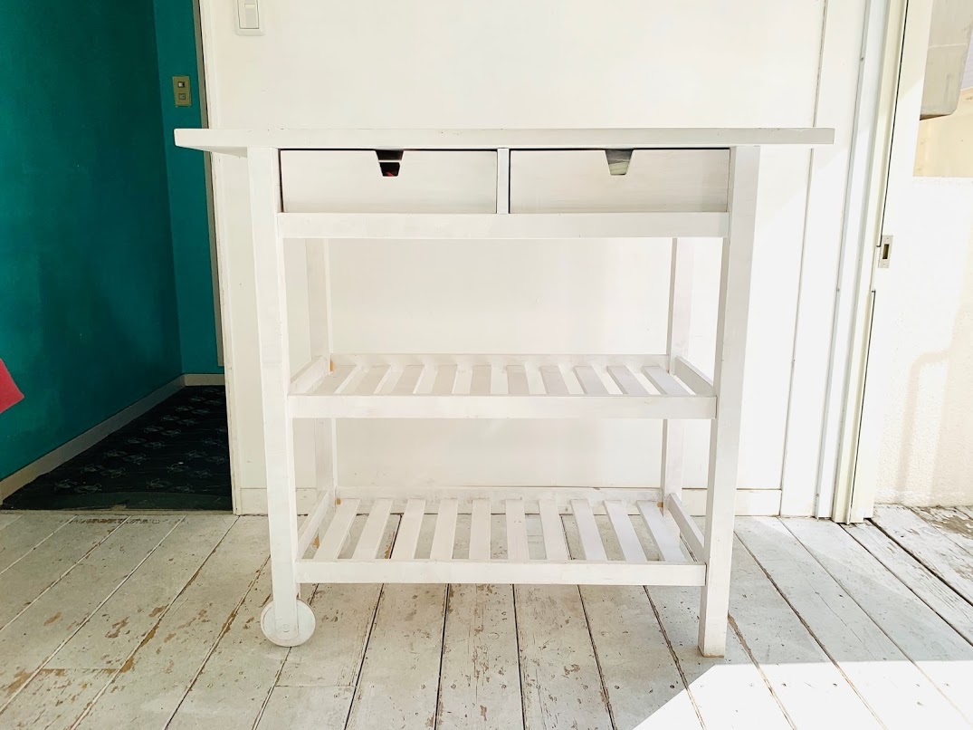 カウンターワゴン　×　１（W100cm*D43cm*H90cm)）