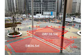 【ららテラス HARUMI FLAG】クロススクエアゲート前広場