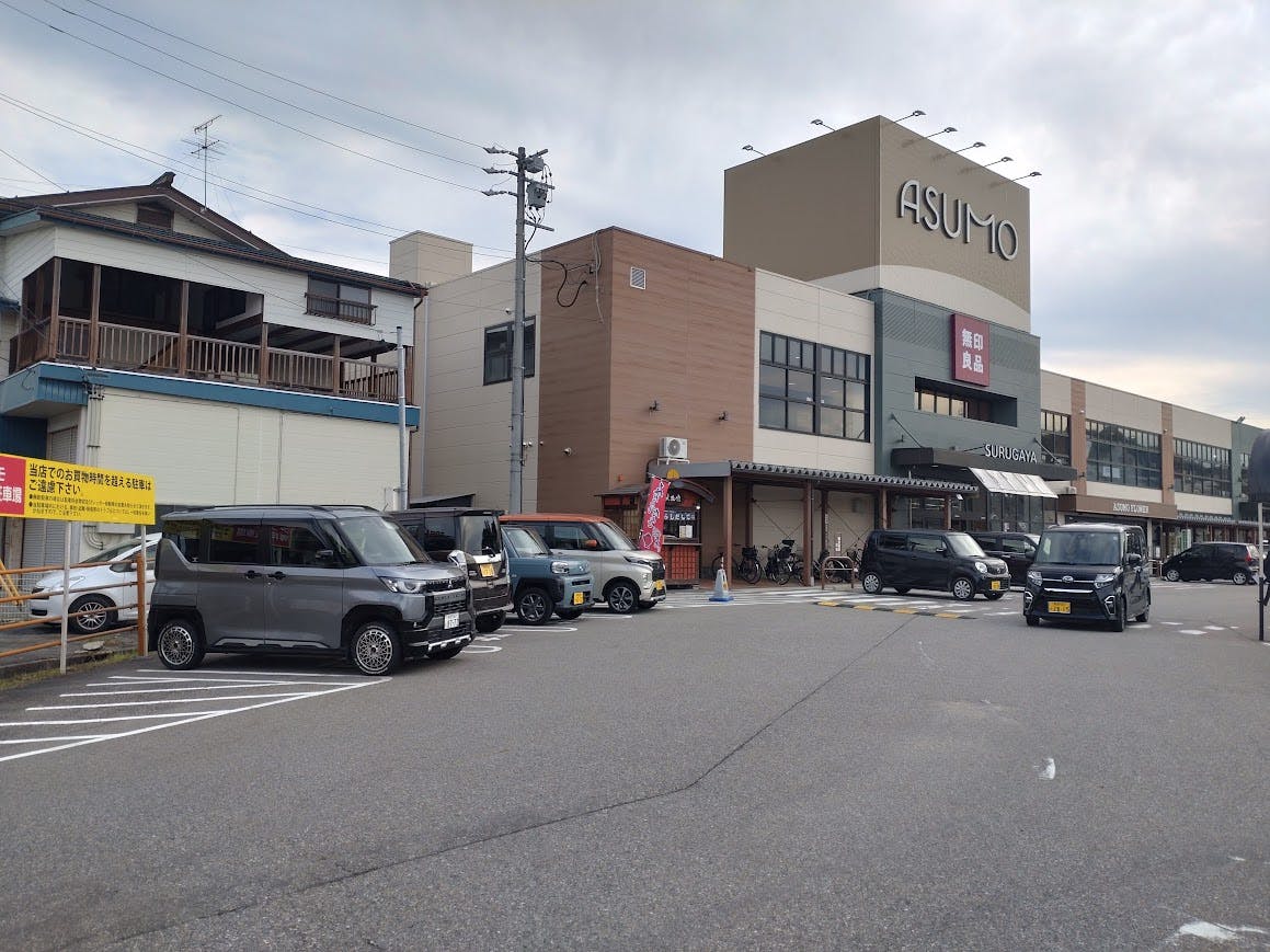 【駿河屋アスモ店】物販や食物販に最適な屋外駐車場スペースの画像