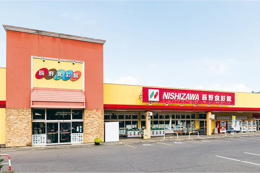 【辰野食彩館】食物販やプロモーション催事に最適なカート置き場スペース