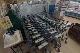 【辰野食彩館】食物販やプロモーション催事に最適なカート置き場スペース