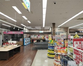 【マックスバリュ新川口】イートインスペースの1部 販促プロモーションや物販に最適なスーパー店内催事イベントスペース