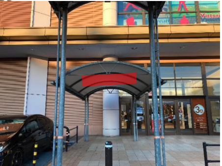 【イオンモールむさし村山】モール内広告 ノース西 通路屋根