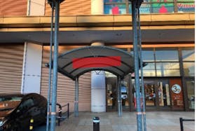 【イオンモールむさし村山】モール内広告 ノース西 通路屋根