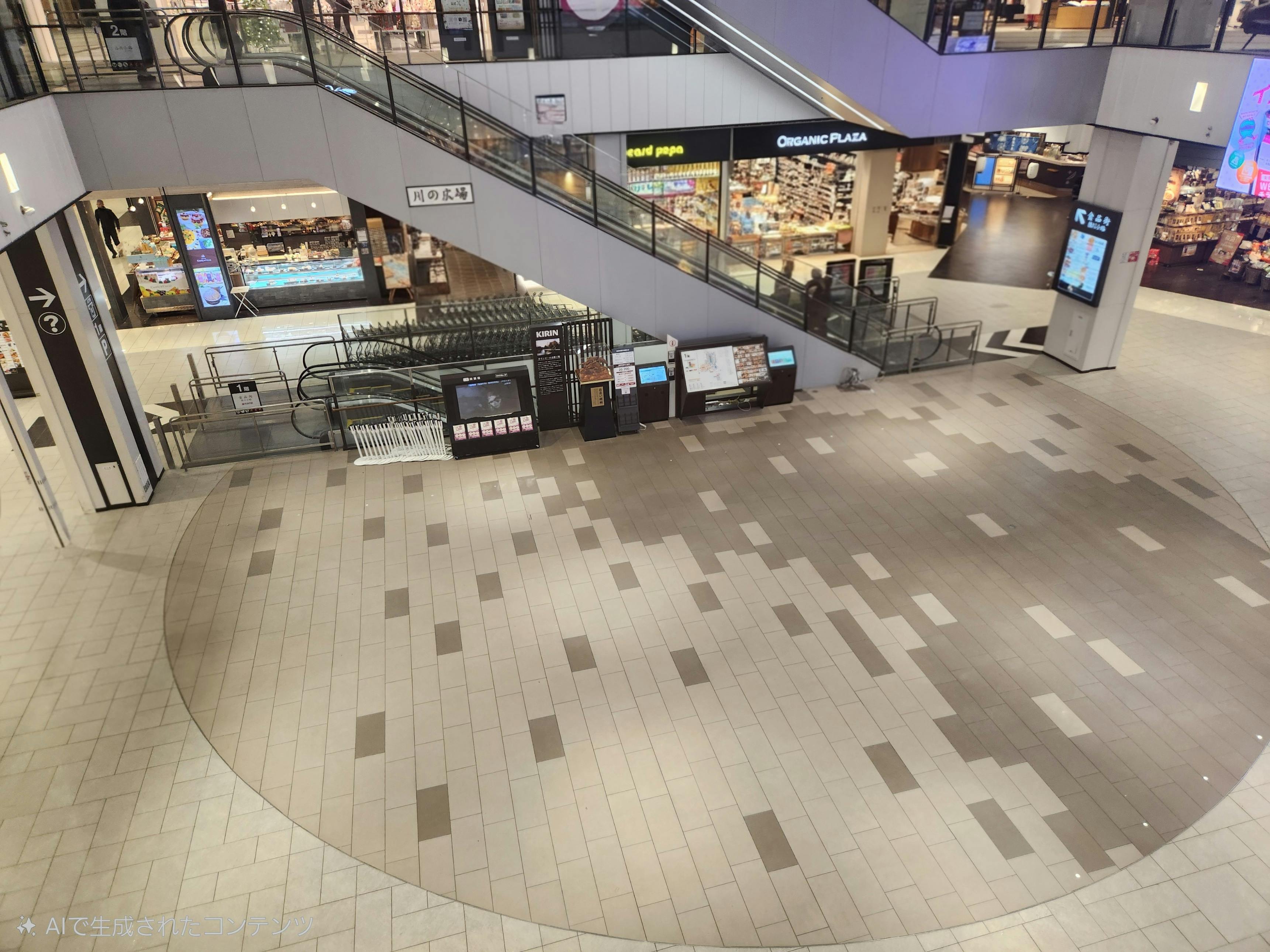 【イオンモール京都桂川】1階　川の広場の画像