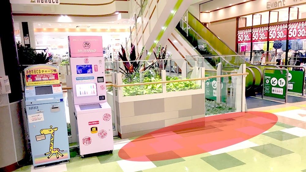 【アリオ上尾】プロモーションやポップアップストアに最適なショッピングモール2階下りエスカレーター近くのレンタルスペース