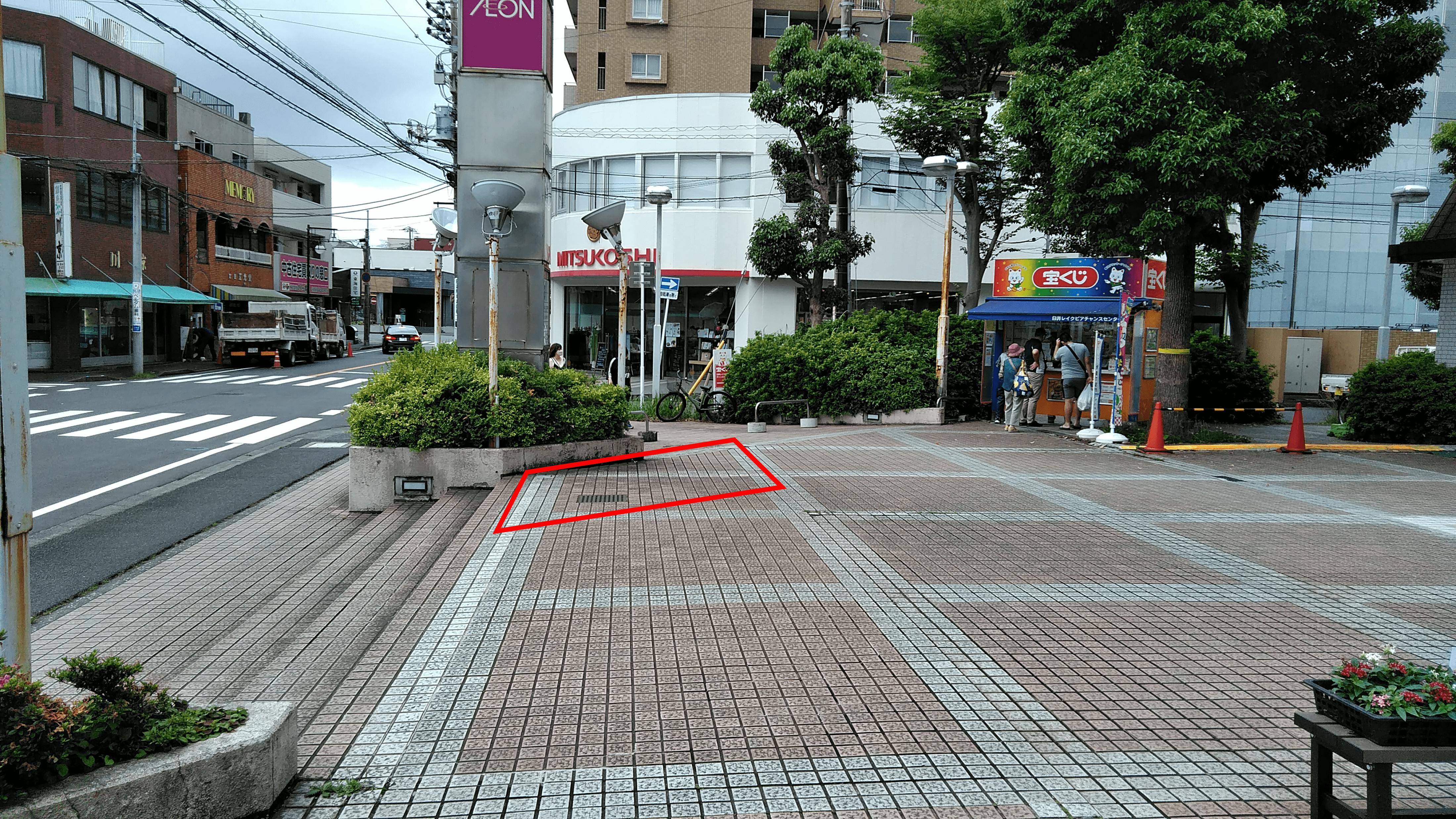 【イオン臼井店】キッチンカー出店が可能な屋外イベントスペース