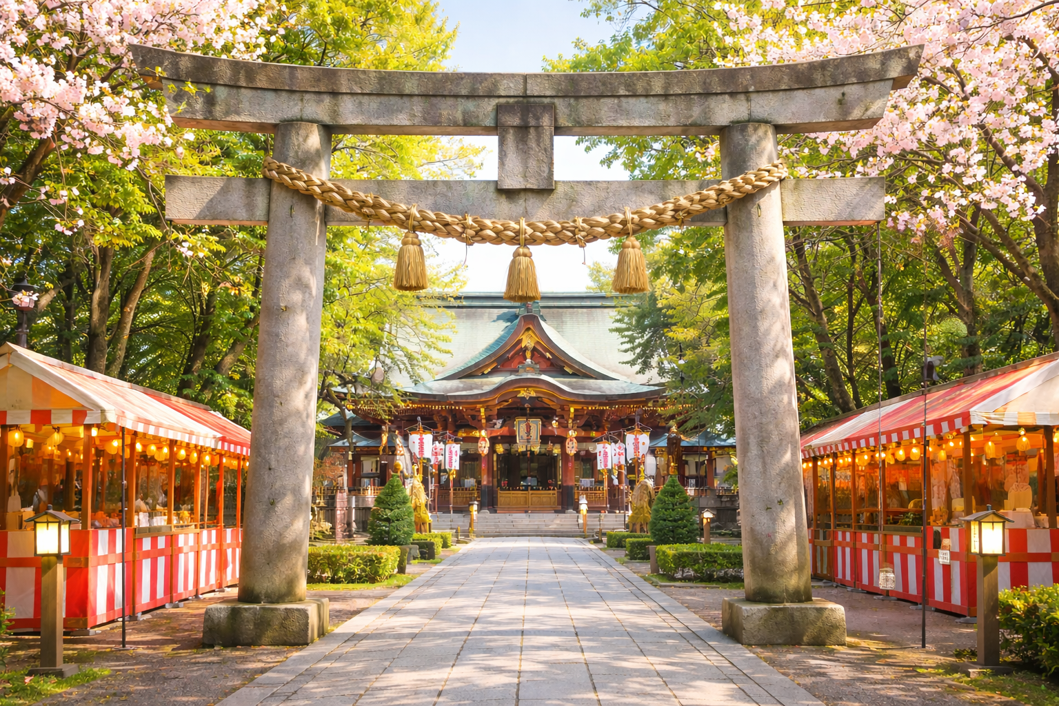 初詣の会場付近でポップアップ・催事に最適なイベントスペース特集のイメージ